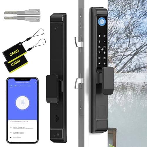 Dhiedas Dhiedas Fingerprint Sliding Glass Door Lock